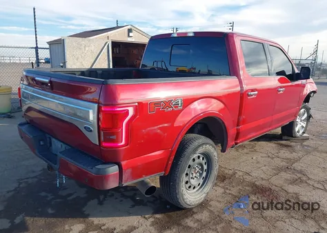 2015 Ford F-150 Platinum z USA, uszkodzony, nr VIN 1FTEW1EG1FFA33756